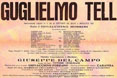 Plakat zu Rossinis Guglielmo Tell